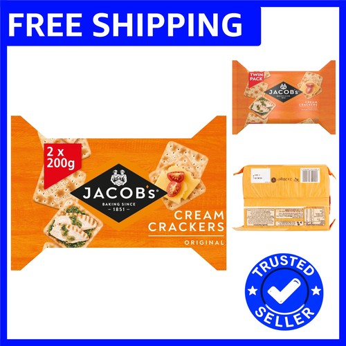 Cream crackers 400g twin - -,