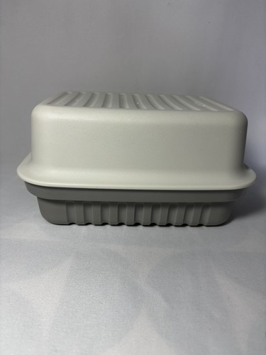 Vintage tupperware grey cream - tupperware, grey/cream