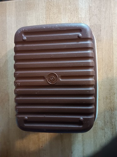 Tupperware brown cream food - tupperware,